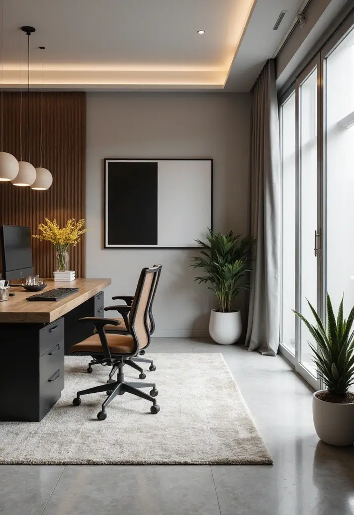 25 Bloxburg Office Ideas That Are Totally Inspiring 4. The Modern Office