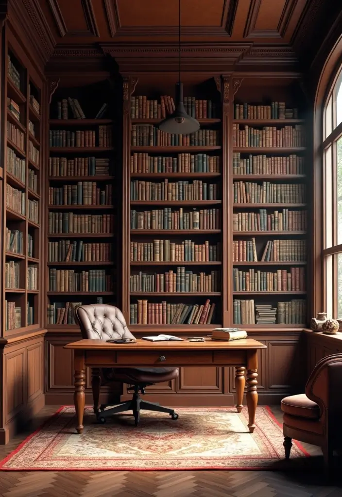 25 Bloxburg Office Ideas That Are Totally Inspiring 8. The Classic Library