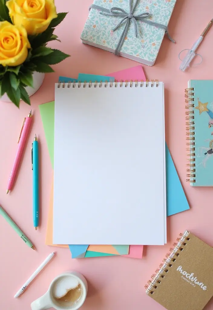 25 Funky Office Decor Ideas That Feel Fun and Unique 16. Personalized Stationery