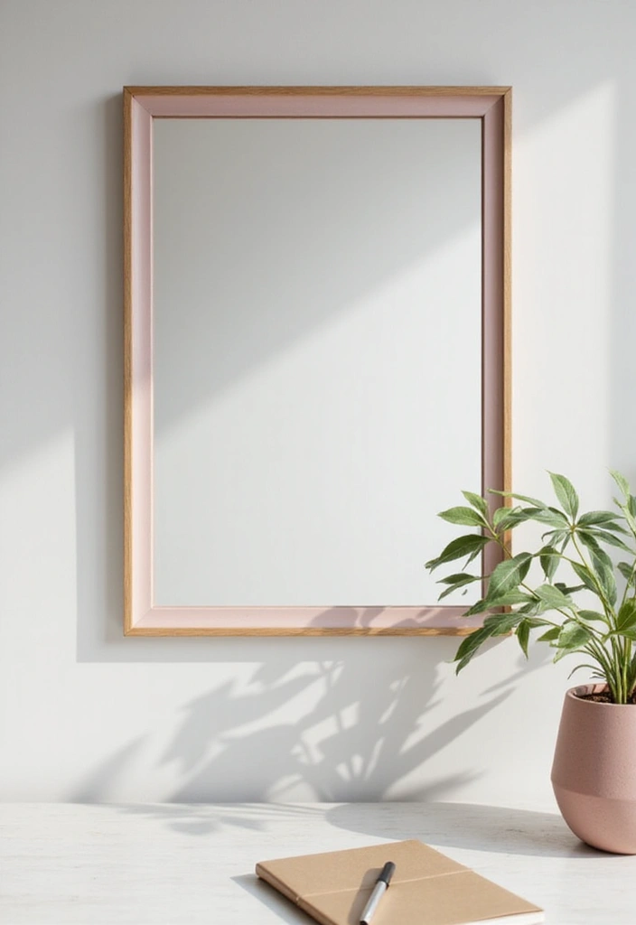 25 Girly Office Decor Ideas That Feel Chic and Feminine 20. Soft Focus Wall Mirrors