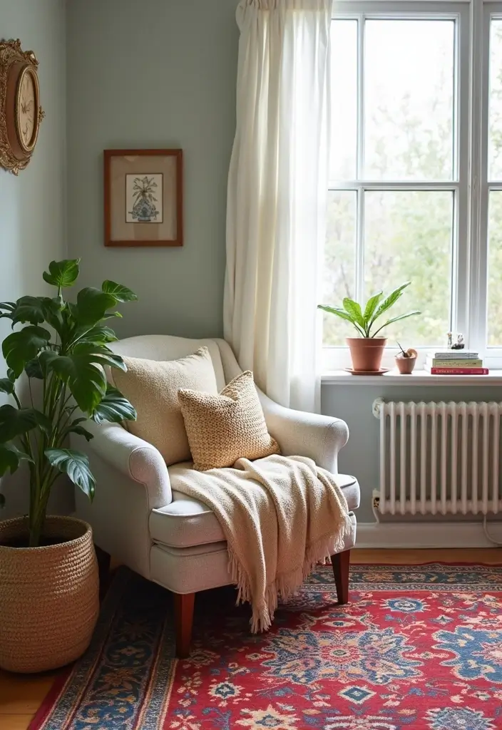 25 Girly Office Decor Ideas That Feel Chic and Feminine 4. Cozy Textiles