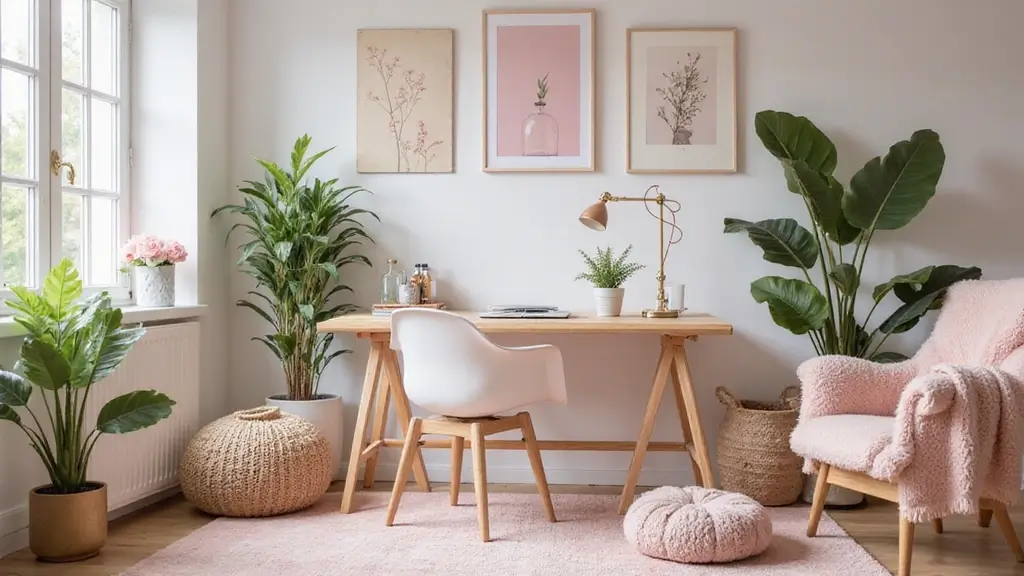 25+ Girly Office Decor Ideas That Feel Chic and Feminine