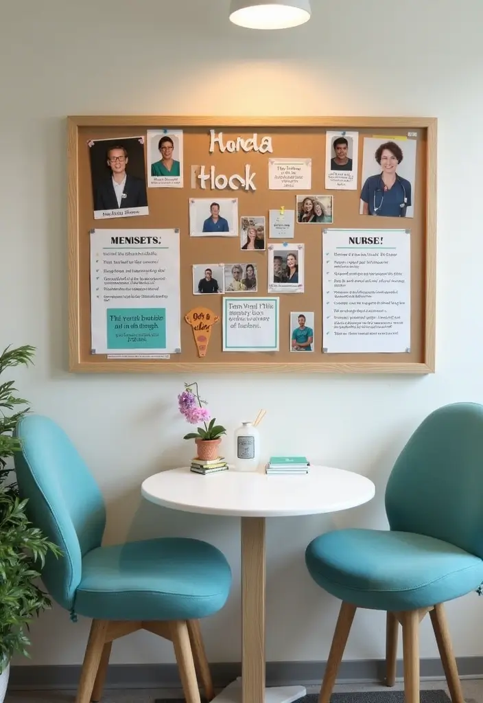 25 Nurse Office Decor Ideas That Inspire Care and Calm 17. Personal Touches from Staff