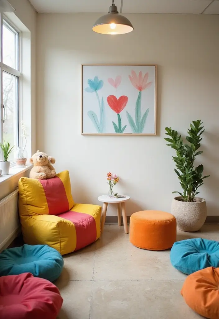 25 Nurse Office Decor Ideas That Inspire Care and Calm 8. Playful Furniture Choices