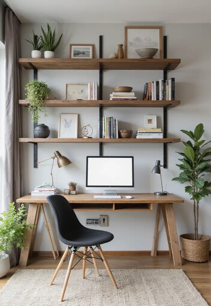 25 Office Cabinet Design Ideas That Maximize Storage 10. Open Shelving Systems