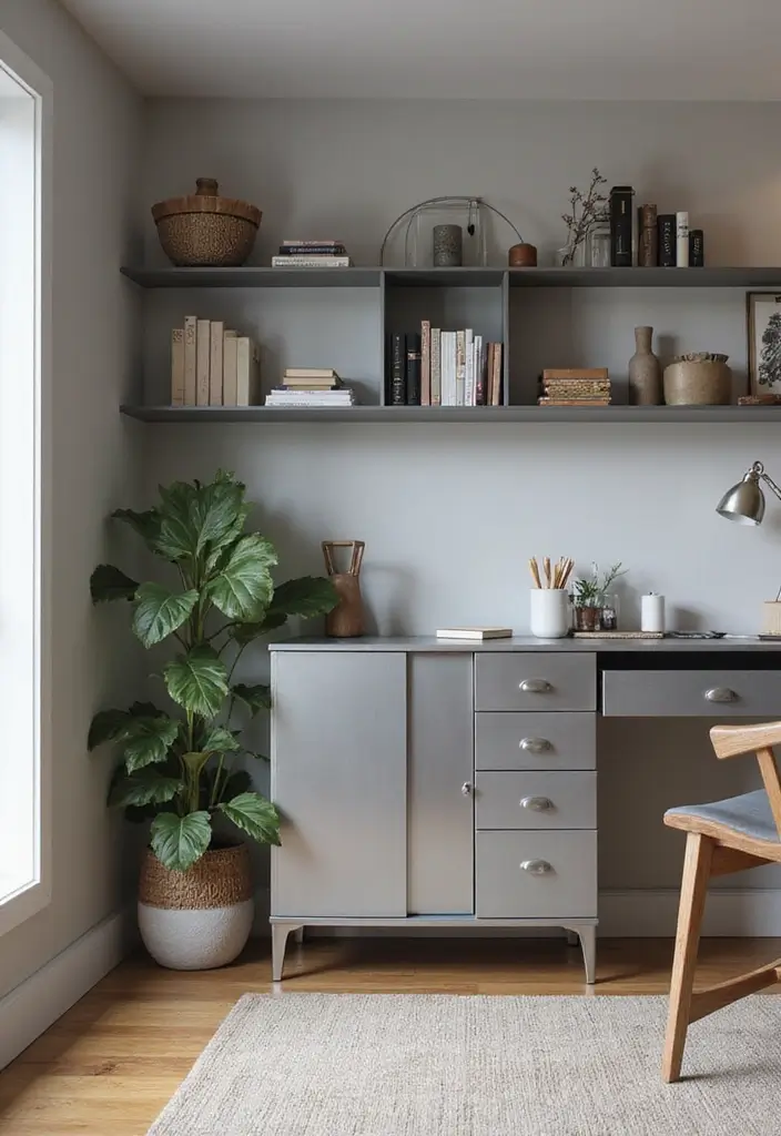 25 Office Cabinet Design Ideas That Maximize Storage 24. Modern Steel Cabinets