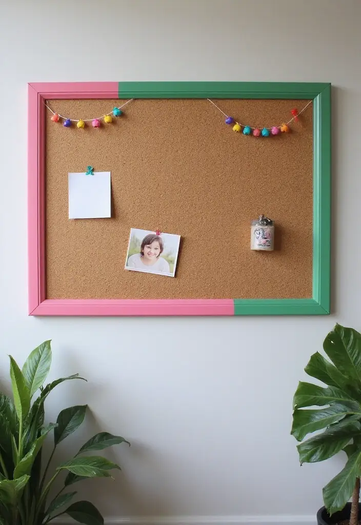 25 Pink and Green Office Ideas Full of Color and Energy 8. Creative Corkboard Designs