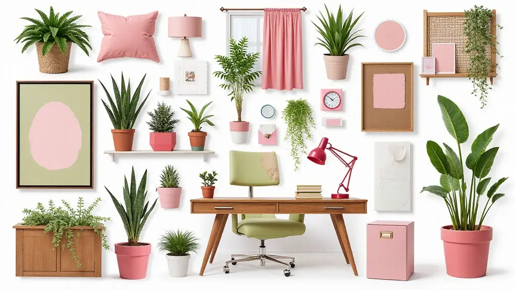 25+ Pink and Green Office Ideas Full of Color and Energy