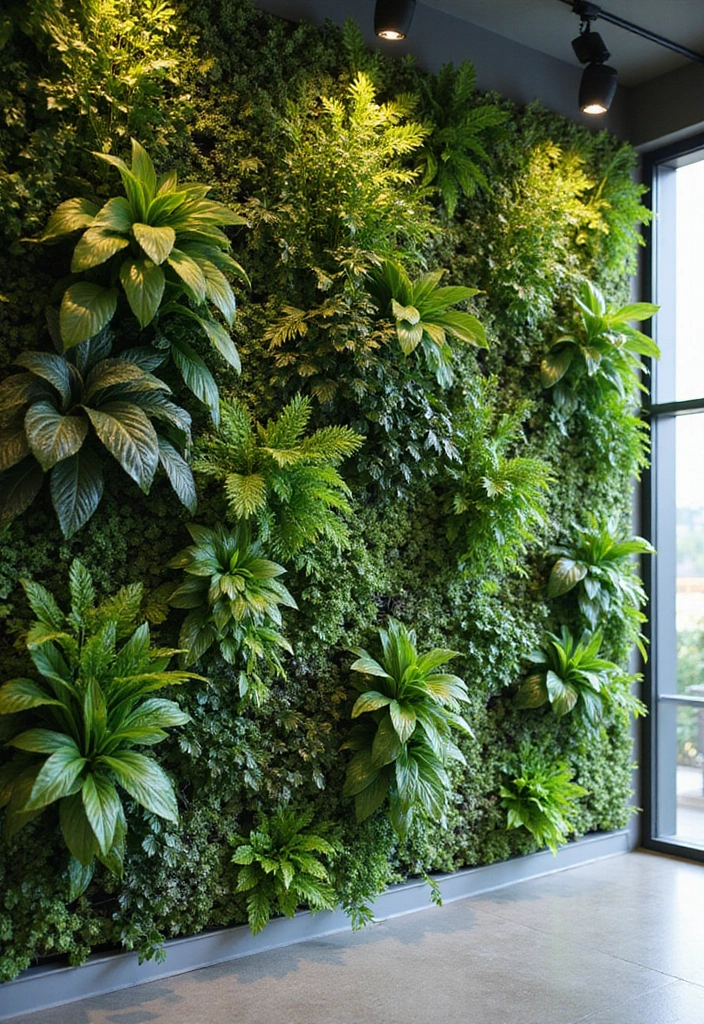 25 Wall Design Office Ideas for Unique Workspaces 1. Living Wall Art Nature Indoors