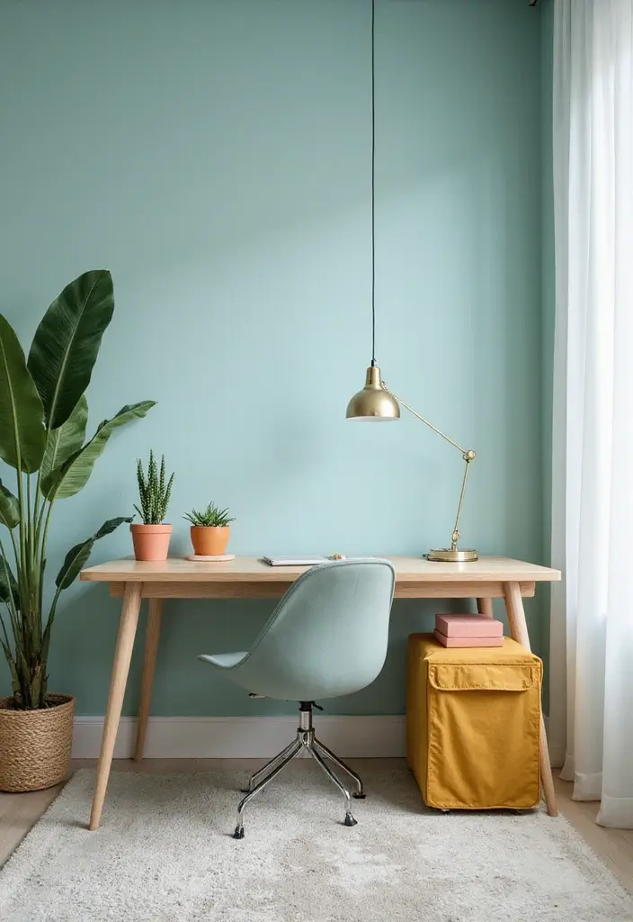 26 Calming Office Decor Ideas to Reduce Stress 1. Soothing Color Palettes
