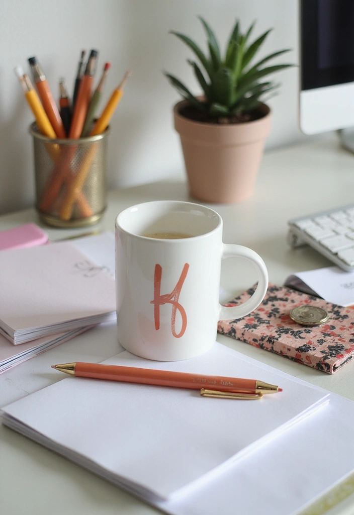 26 Calming Office Decor Ideas to Reduce Stress 20. Personalized Desk Items