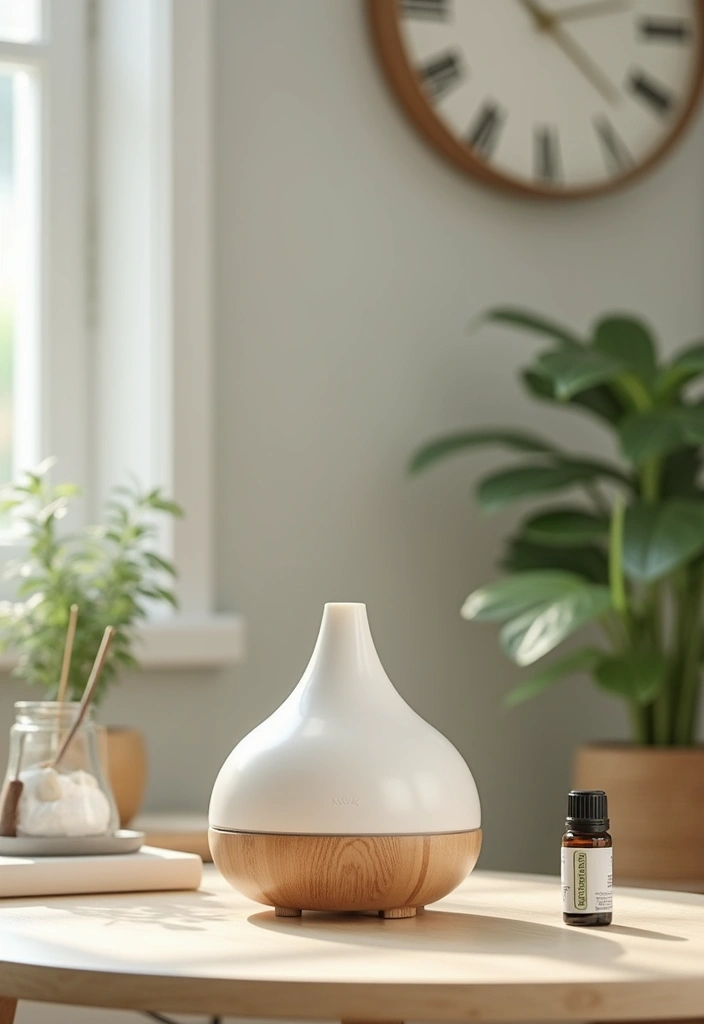 26 Calming Office Decor Ideas to Reduce Stress 8. Essential Oil Diffusers