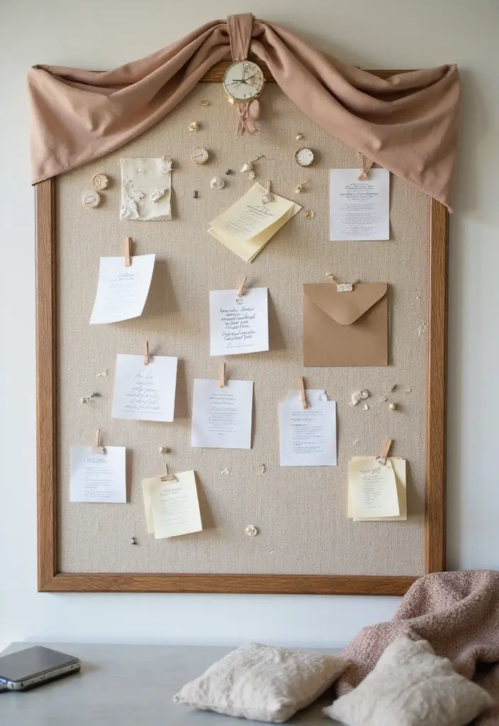 26 Classy Office Decor Ideas That Elevate Your Space 14. Chic Bulletin Boards