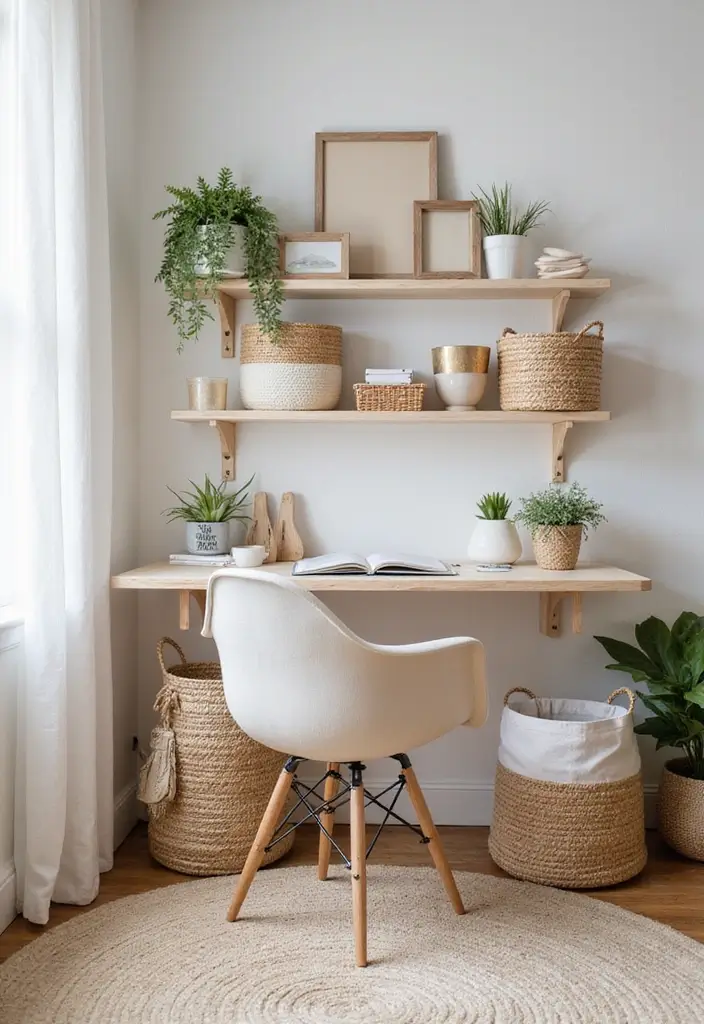 26 Classy Office Decor Ideas That Elevate Your Space 15. Creative Storage Solutions
