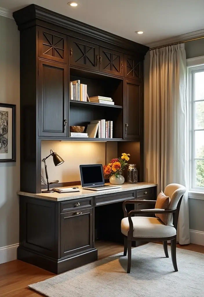 26+ Home Office Corner Desk Ideas to Maximize Space 10 26 Home Office Corner Desk Ideas to Maximize Space 10. Corner Desk with a Hutch
