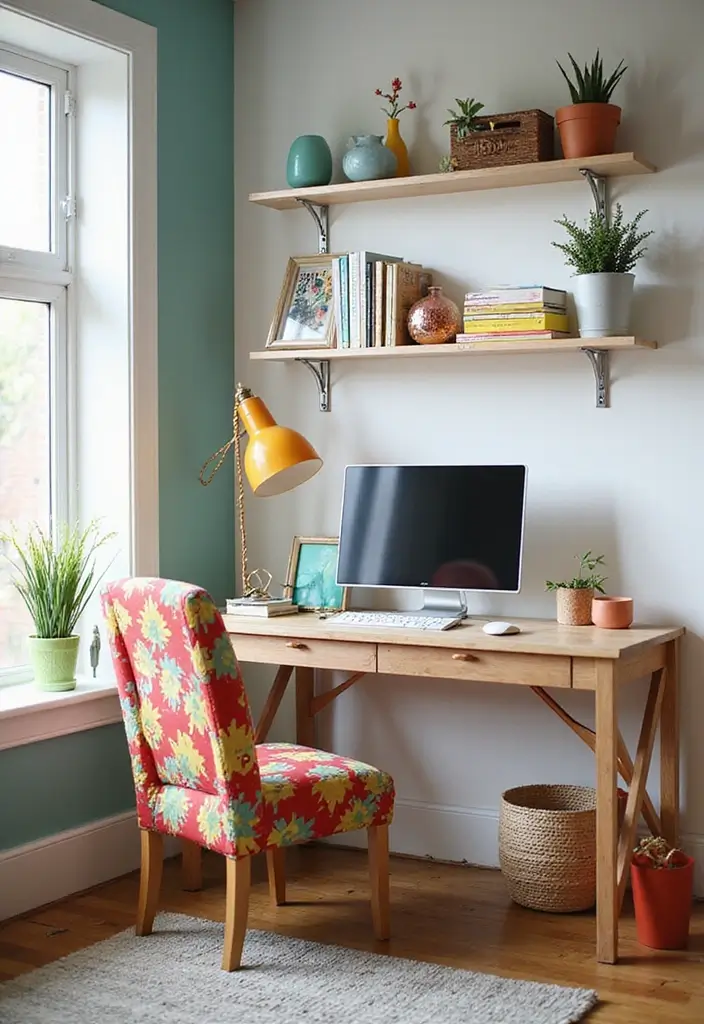 26+ Home Office Corner Desk Ideas to Maximize Space 14 26 Home Office Corner Desk Ideas to Maximize Space 14. Bright and Colorful Corner Desk