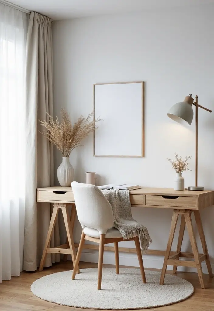 26+ Home Office Corner Desk Ideas to Maximize Space 15 26 Home Office Corner Desk Ideas to Maximize Space 15. Scandinavian Style Corner Desk