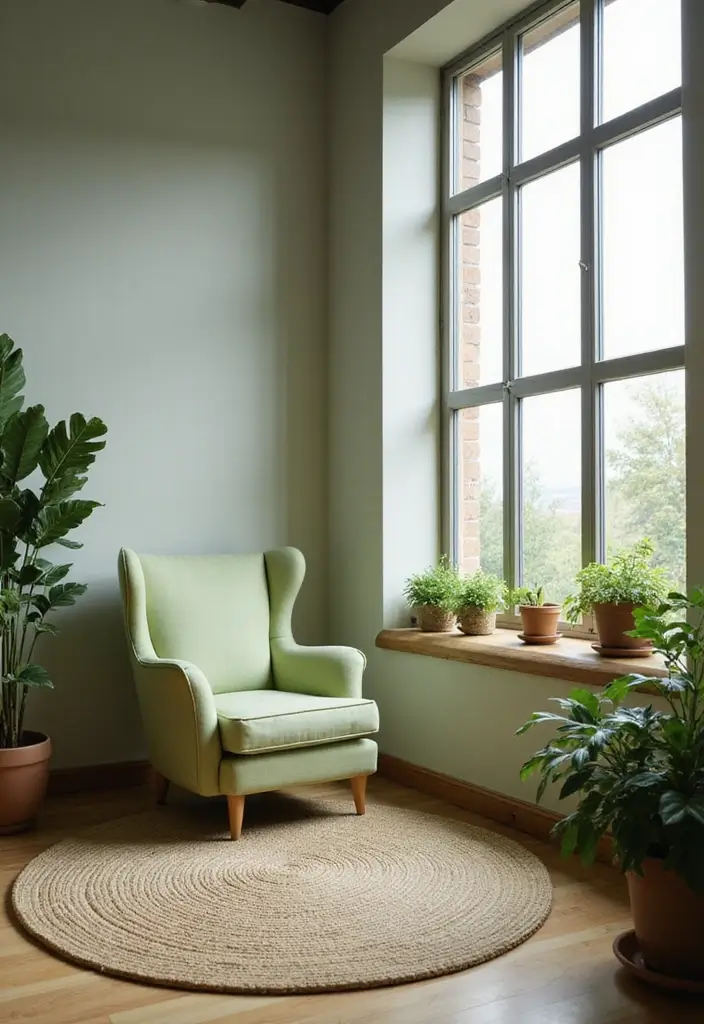 26 Light Green Office Inspirations That Refresh Your Space 13. Relaxation Zones