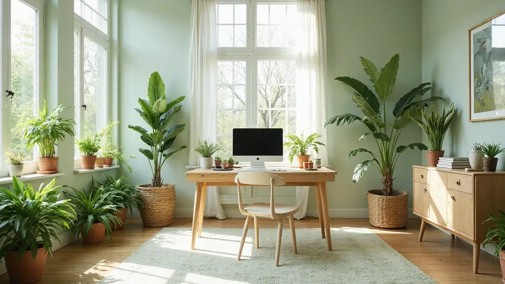 26+ Light Green Office Inspirations That Refresh Your Space
