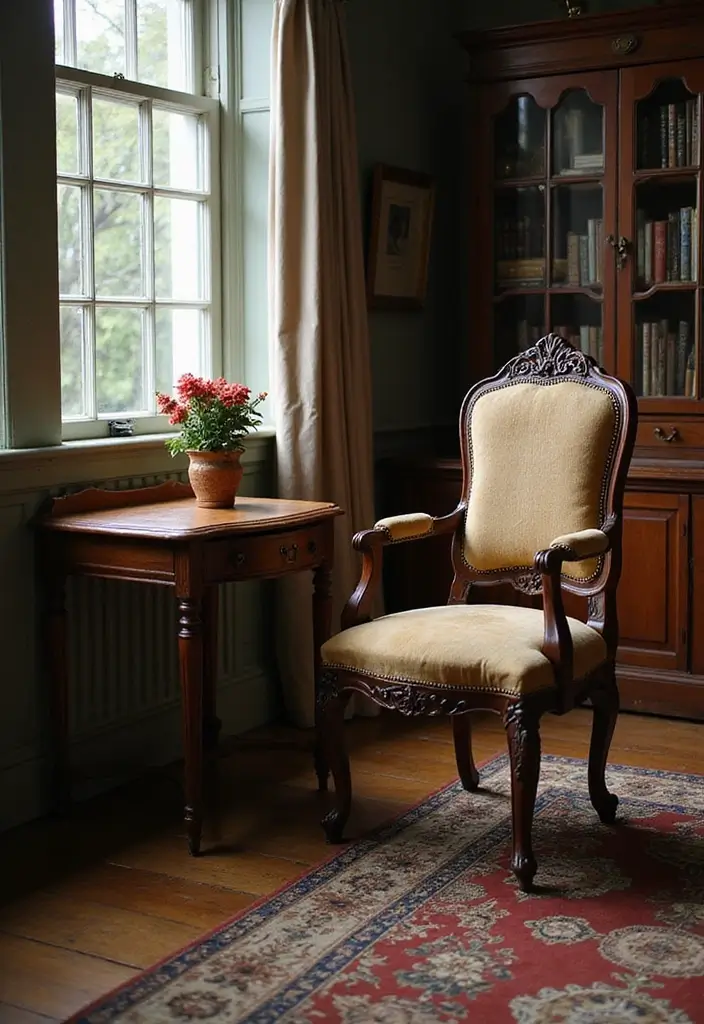 26 Professor Office Inspirations for a Classic Look 13. Antique Furniture Pieces