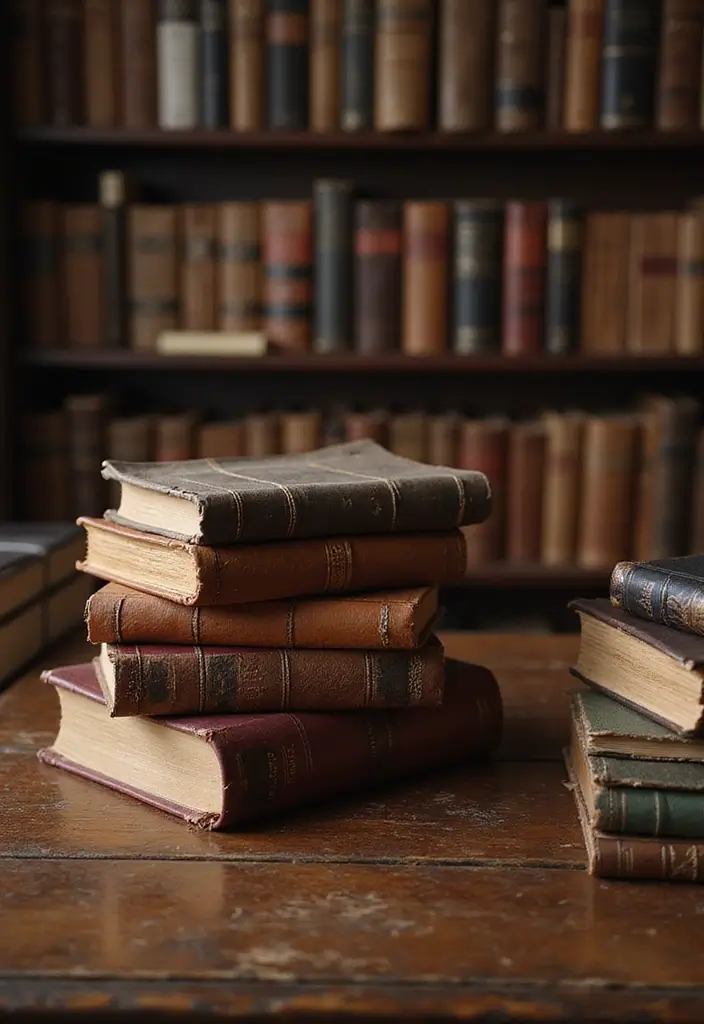 26 Professor Office Inspirations for a Classic Look 17. Leather bound Books