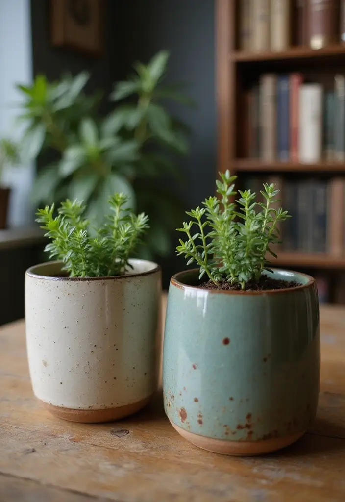 26 Professor Office Inspirations for a Classic Look 18. Classic Planters