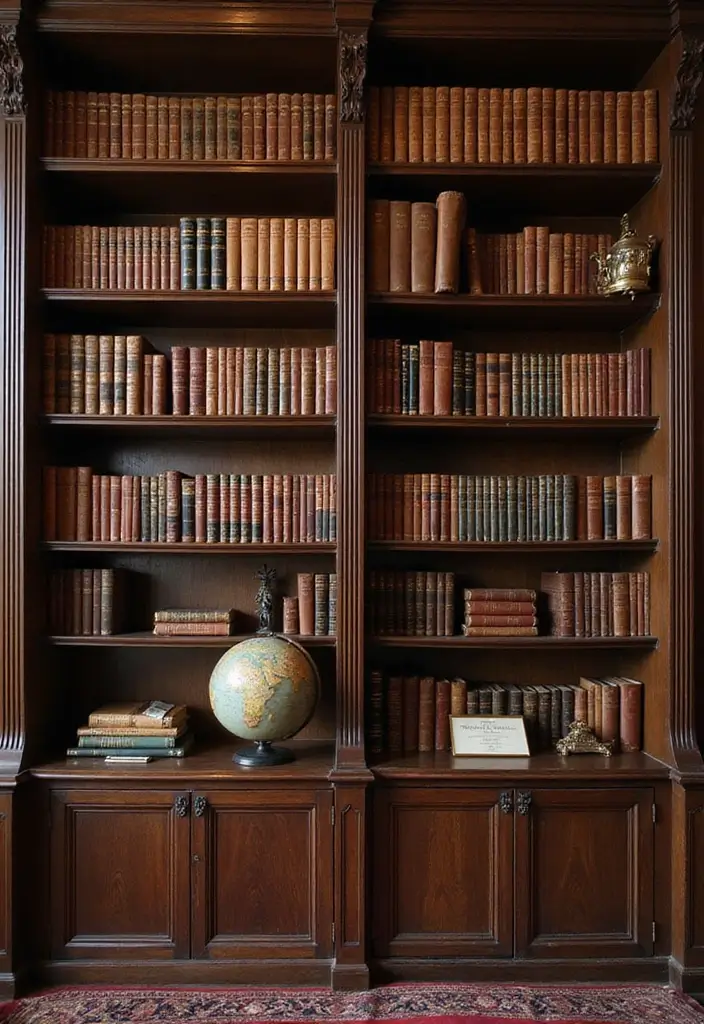 26 Professor Office Inspirations for a Classic Look 2. Elegant Bookshelves