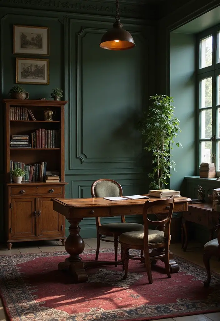 26 Professor Office Inspirations for a Classic Look 23. Classic Color Palettes