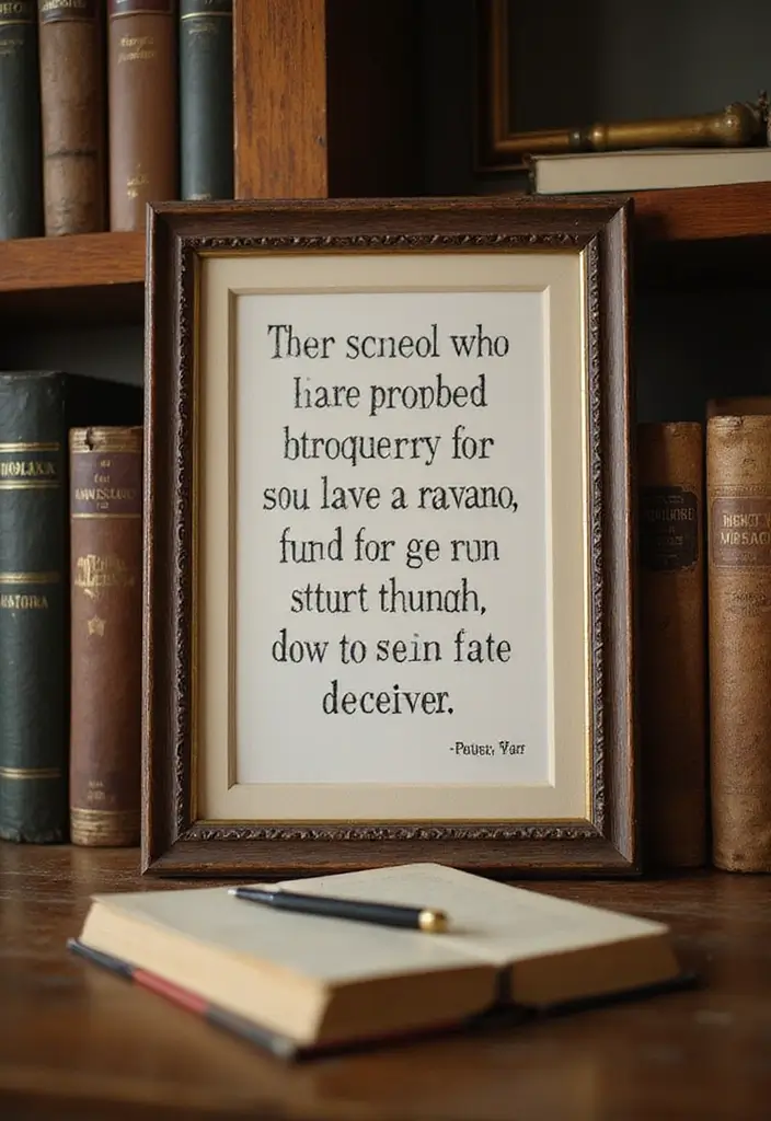 26 Professor Office Inspirations for a Classic Look 24. Motivational Quotes