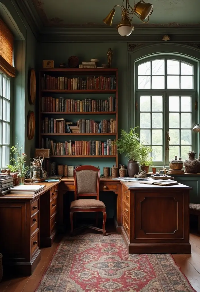 26 Professor Office Inspirations for a Classic Look 25. Mixing Old with New