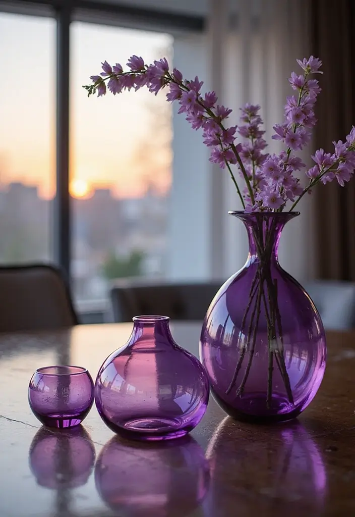 26+ Purple Office Ideas That Feel Bold and Creative 18 26 Purple Office Ideas That Feel Bold and Creative 18. Purple Glass Accents