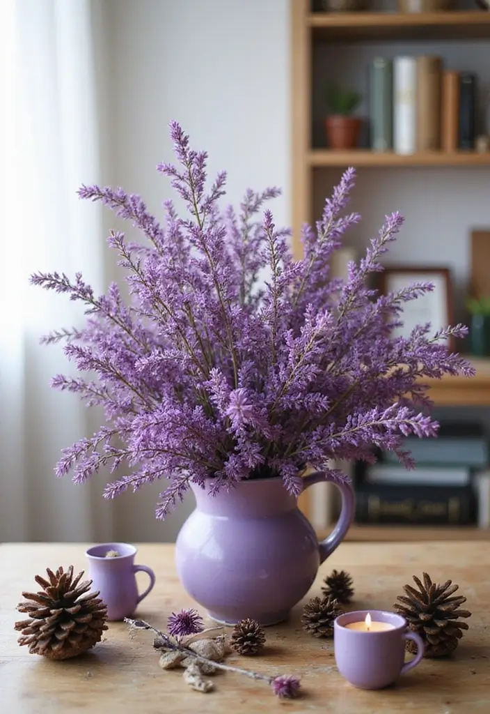 26+ Purple Office Ideas That Feel Bold and Creative 23 26 Purple Office Ideas That Feel Bold and Creative 23. Purple Theme for Seasonal Decor