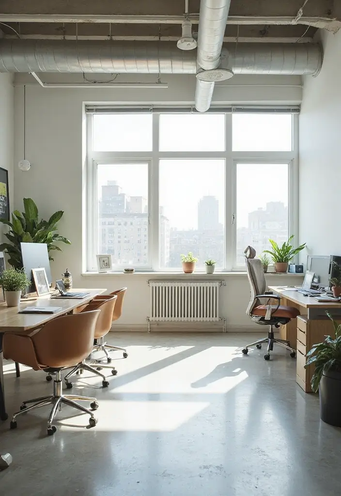 27 Aesthetic Office Decor Ideas Youll Love 26. Natural Light Maximization
