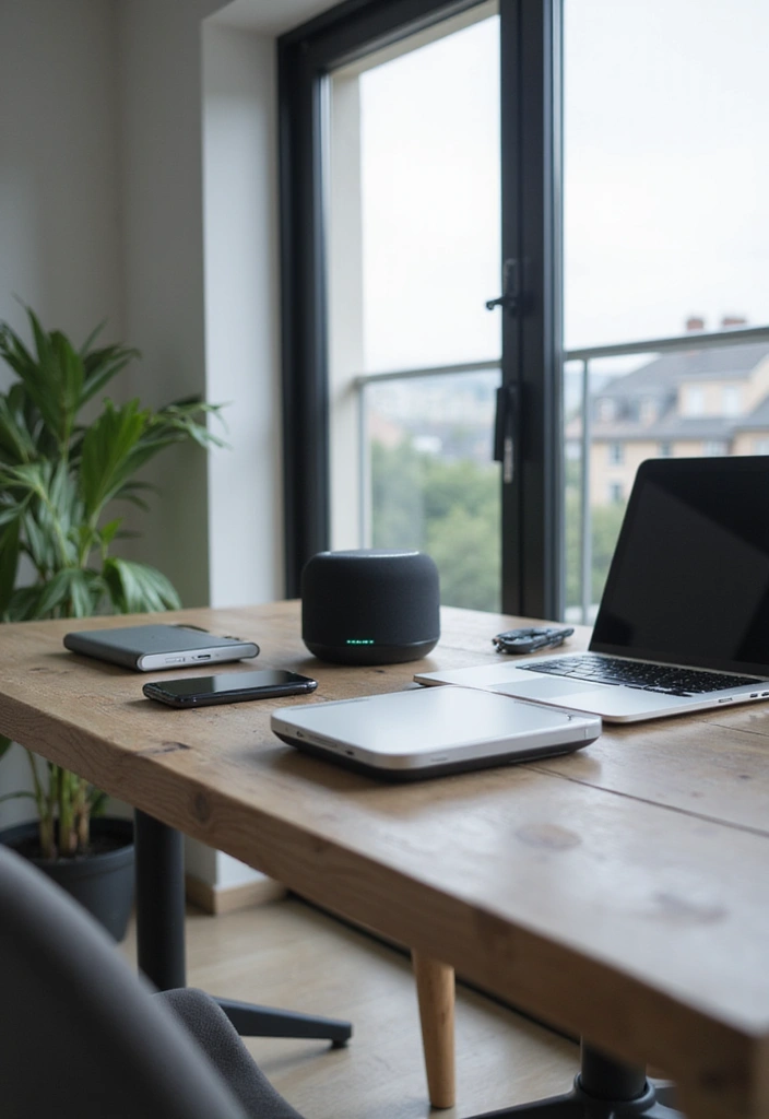 27+ Balcony Office Ideas for Small Outdoor Spaces 14 27 Balcony Office Ideas for Small Outdoor Spaces 14. Technology Integration