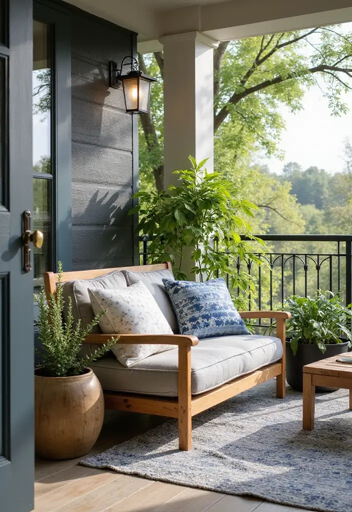 27+ Balcony Office Ideas for Small Outdoor Spaces 16 27 Balcony Office Ideas for Small Outdoor Spaces 16. Incorporate Outdoor Fabrics