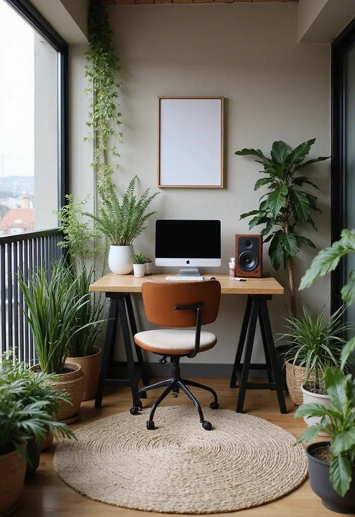 27+ Balcony Office Ideas for Small Outdoor Spaces 19 27 Balcony Office Ideas for Small Outdoor Spaces 19. Engage the Senses