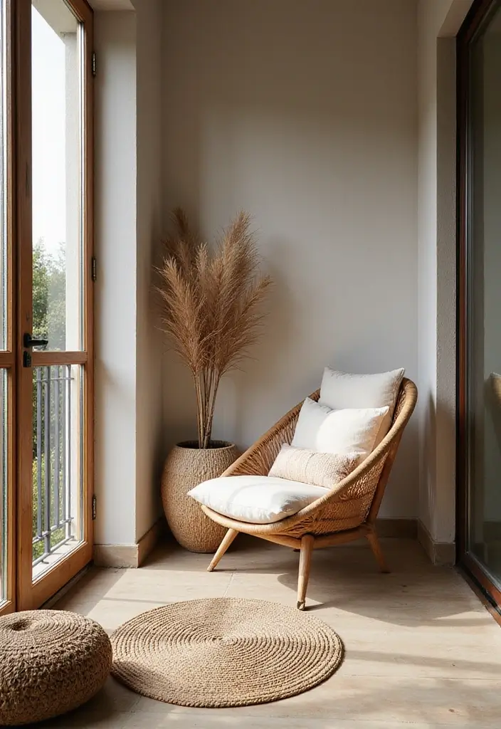 27+ Balcony Office Ideas for Small Outdoor Spaces 23 27 Balcony Office Ideas for Small Outdoor Spaces 23. Play with Textures