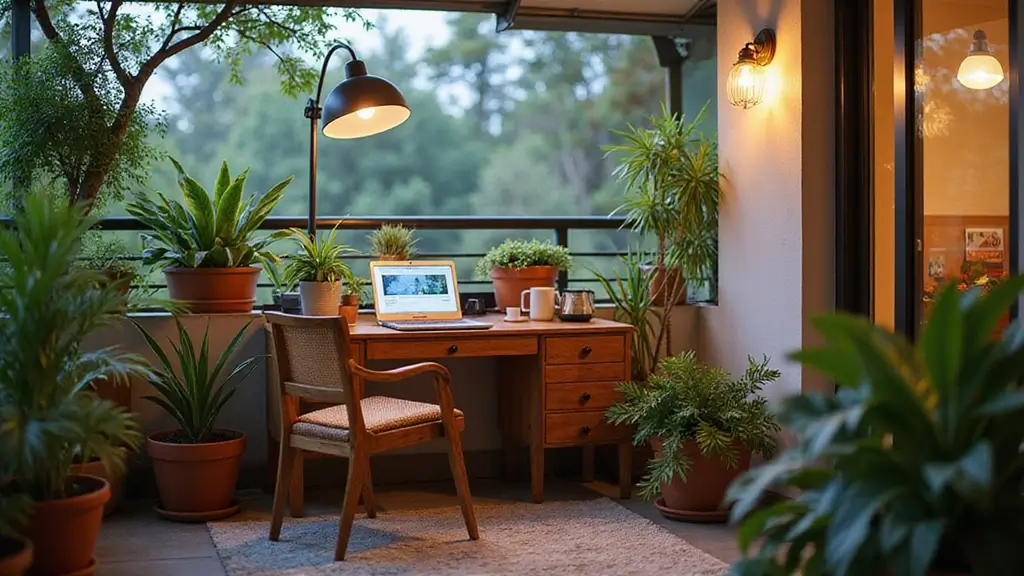 27+ Balcony Office Ideas for Small Outdoor Spaces