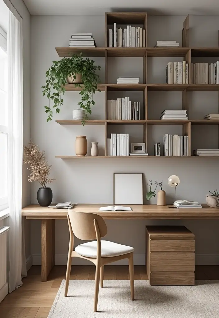 27+ Black and White Home Office Ideas for Modern Workspaces 21 27 Black and White Home Office Ideas for Modern Workspaces 21. Stylish Minimalist Bookcases