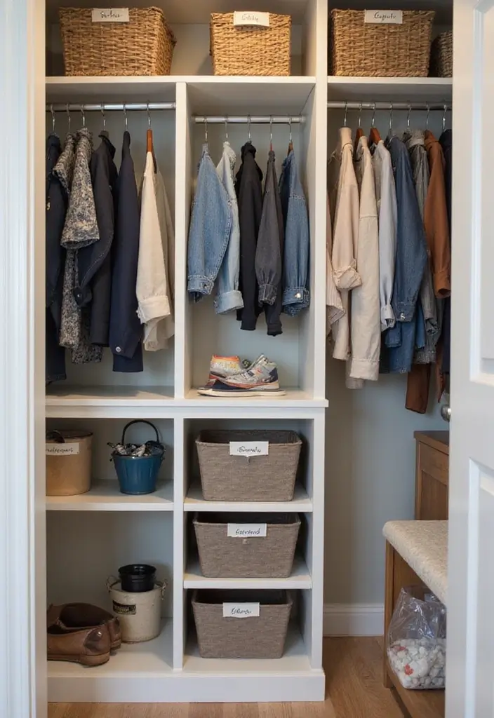 27 Closet and Office Combo Ideas That Save Space 6. Closet Organizer Systems