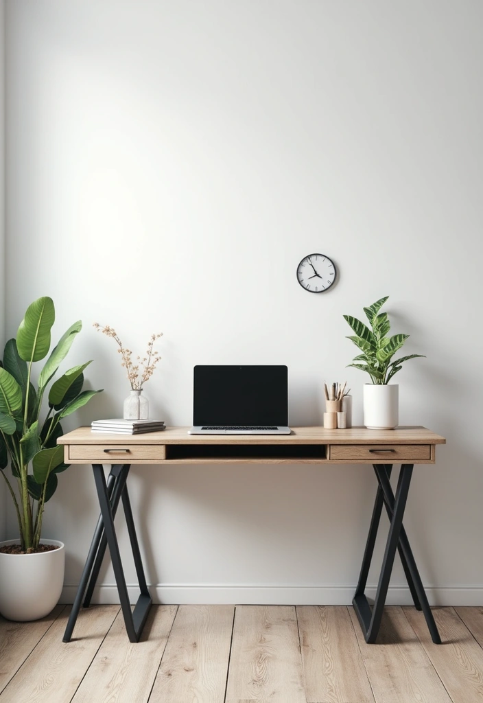 27 Closet and Office Combo Ideas That Save Space 7. Wall Mounted Desks