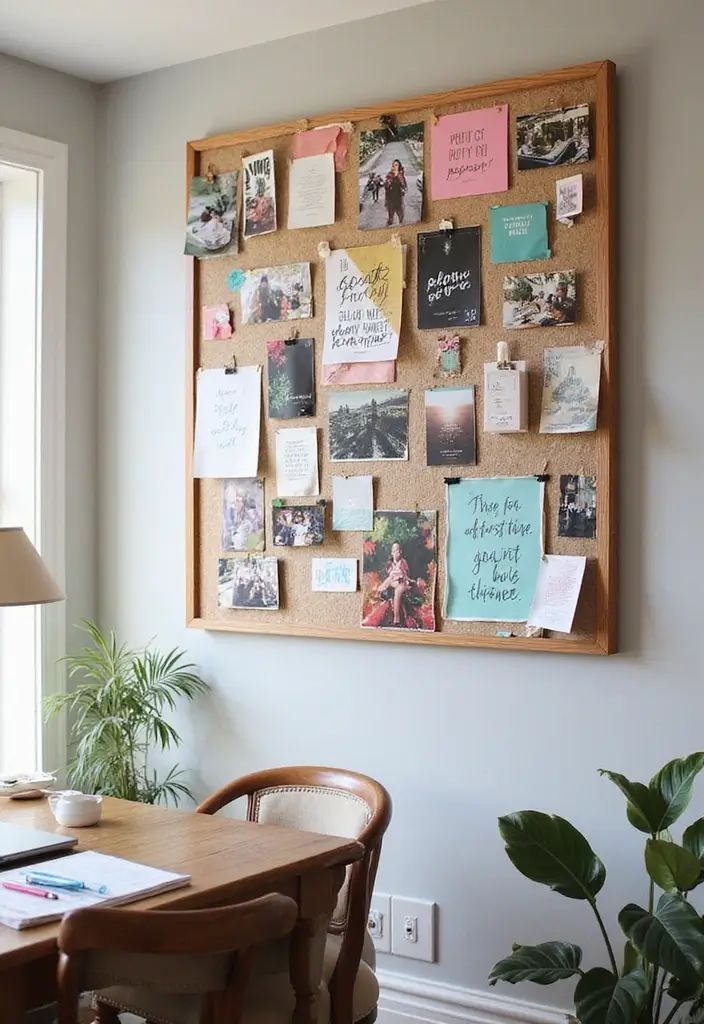 27 Cute Office Ideas That Make Work More Fun 10. Inspirational Vision Boards