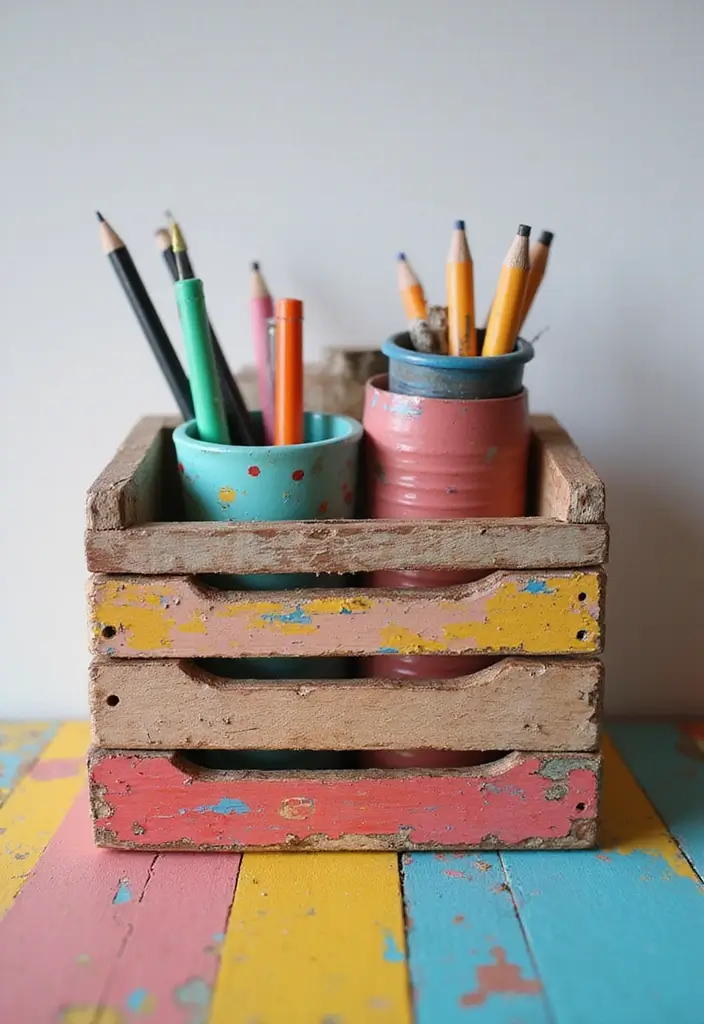 27 Cute Office Ideas That Make Work More Fun 12. DIY Desk Organizers