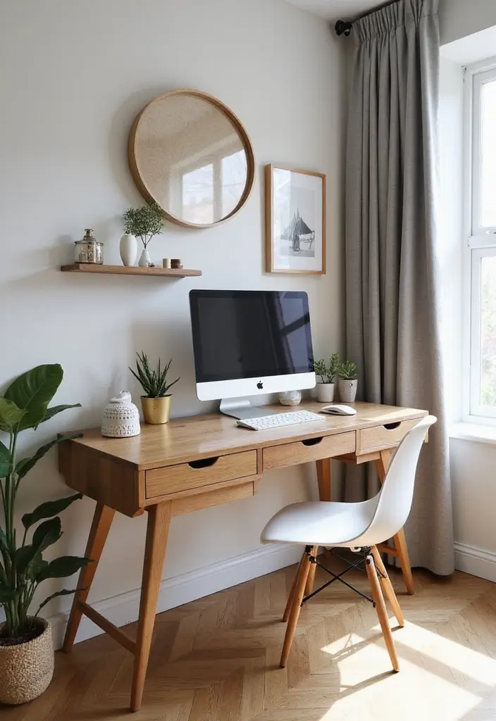 27 Cute Office Ideas That Make Work More Fun 25. Wall mounted Desk Solutions