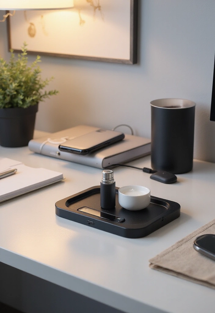 27 Cute Office Ideas That Make Work More Fun 27. Tech Compatible Accessories