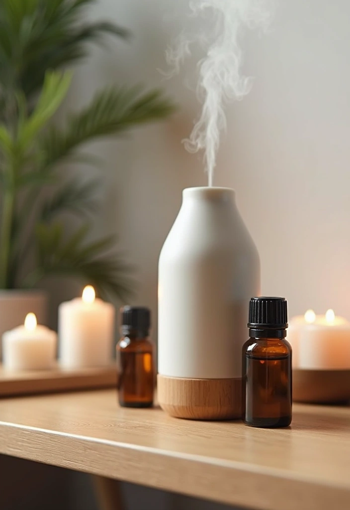 27 Earthy Office Decor Ideas That Feel Grounded 26. Aromatherapy Station