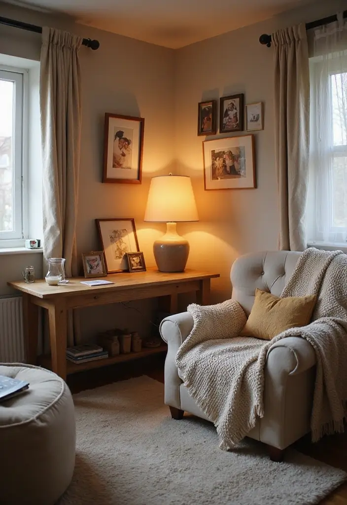 27 Earthy Office Decor Ideas That Feel Grounded 4. Cozy Office Accessories