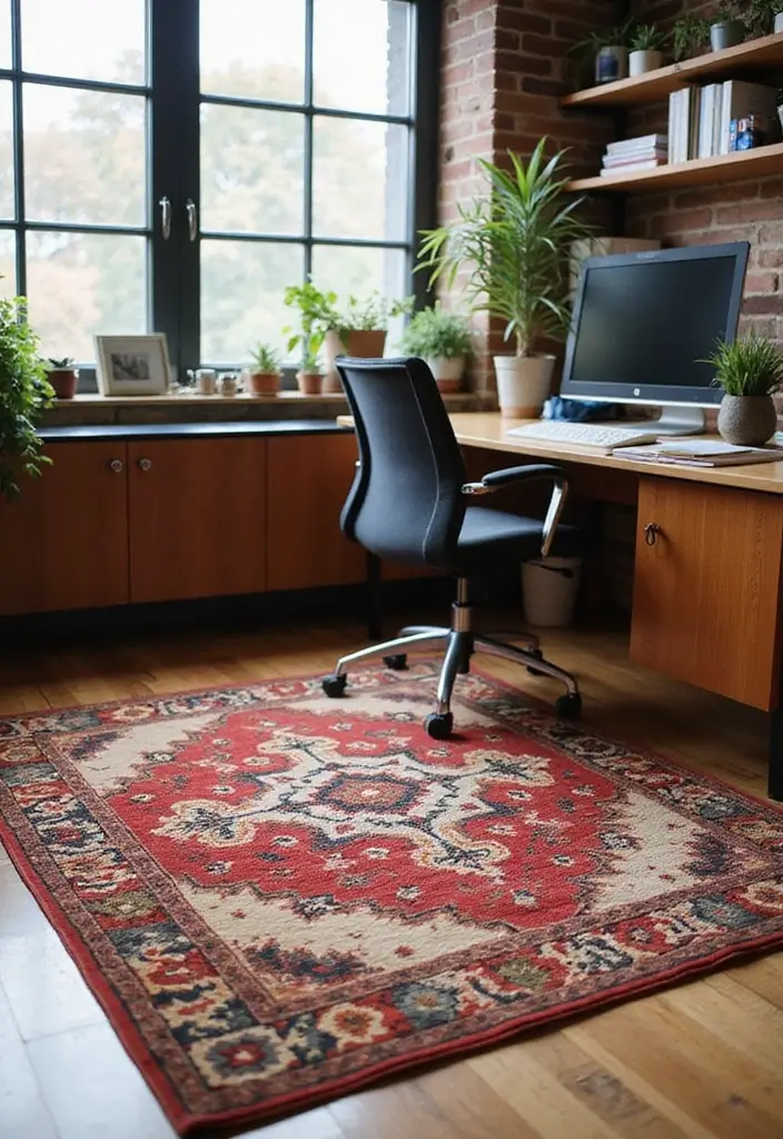 27+ Eclectic Office Decor Ideas Full of Personality 11 27 Eclectic Office Decor Ideas Full of Personality 11. Eclectic Rugs to Define Your Space