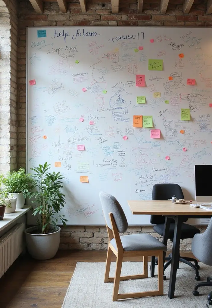 27+ Eclectic Office Decor Ideas Full of Personality 25 27 Eclectic Office Decor Ideas Full of Personality 25. Customizable Whiteboard or Chalkboard Walls