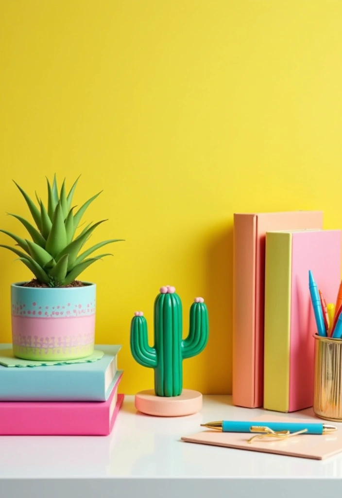 27+ Eclectic Office Decor Ideas Full of Personality 3 27 Eclectic Office Decor Ideas Full of Personality 3. Colorful Desk Accessories